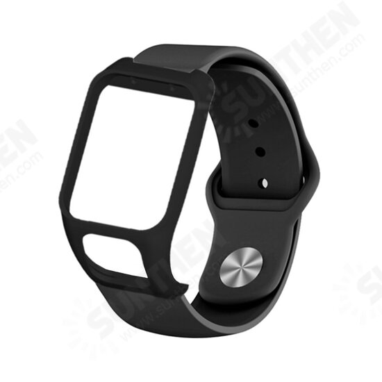 Silicone Watch Strap Watch Band Screen Protector for TOMTOM Runner3/2 TOMTOM Adventurer