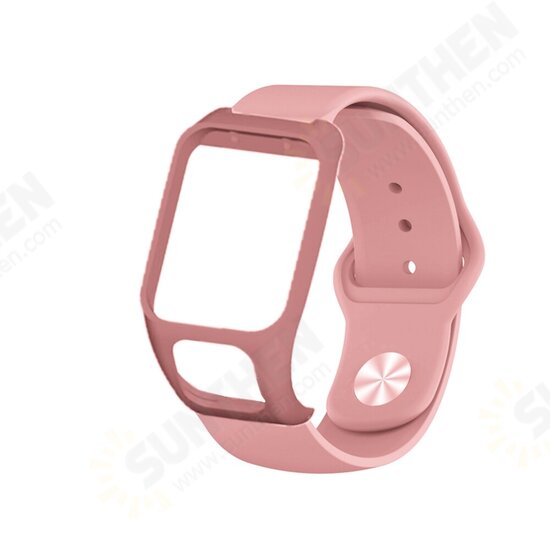 Silicone Watch Strap Watch Band Screen Protector for TOMTOM Runner3/2 TOMTOM Adventurer