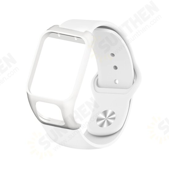 Silicone Watch Strap Watch Band Screen Protector for TOMTOM Runner3/2 TOMTOM Adventurer
