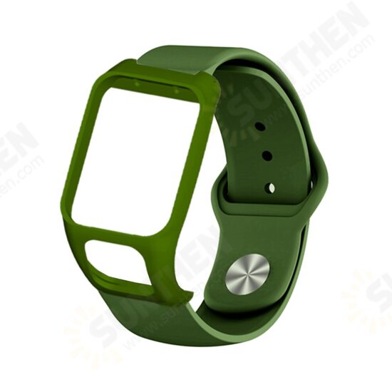 Silicone Watch Strap Watch Band Screen Protector for TOMTOM Runner3/2 TOMTOM Adventurer