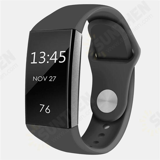 Soft Silicone Rubber Strap Replacement Watch Band for Fitbit Charge 3 Soft Silicone Rubber Strap Replacement Watch Band for Fitbit Charge 3