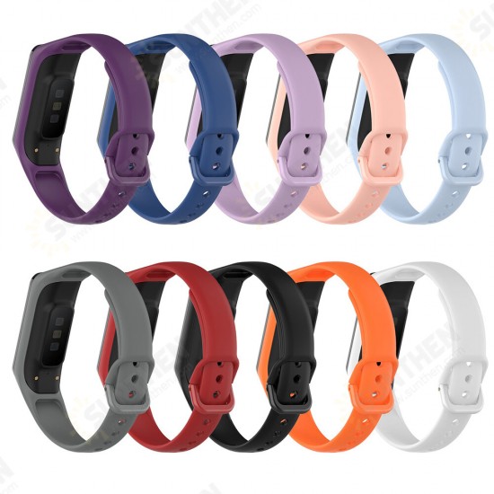 Soft Silicone Watch Strap Watch Band for Samsung Fit2 SM-R220