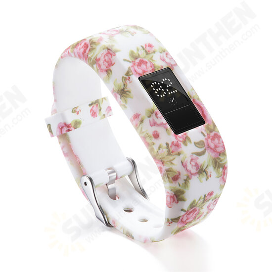 Sport Silicone Watch Band Replacement Wristband Strap For Garmin Vivofit JR Tracker Sport Silicone Watch Band Replacement Wristband Strap For Garmin Vivofit JR Tracker