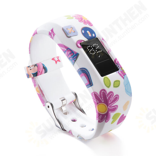 Sport Silicone Watch Band Replacement Wristband Strap For Garmin Vivofit JR Tracker Sport Silicone Watch Band Replacement Wristband Strap For Garmin Vivofit JR Tracker
