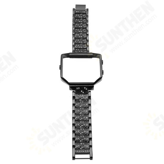 Stainless Steel Replace Watch Strap Band + Metal Frame For Fitbit Blaze Tracker Stainless Steel Replace Watch Strap Band + Metal Frame For Fitbit Blaze Tracker