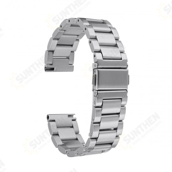Stainless Steel Watch Band Metal Strap Replacement for Fitbit Charge 3 No Linker Stainless Steel Watch Band Metal Strap Replacement for Fitbit Charge 3 No Linker