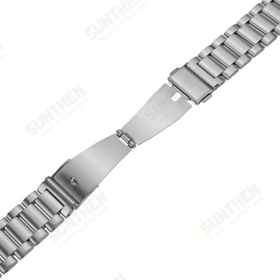 Stainless Steel Watch Band Metal Strap Replacement for Fitbit Charge 3 No Linker Stainless Steel Watch Band Metal Strap Replacement for Fitbit Charge 3 No Linker