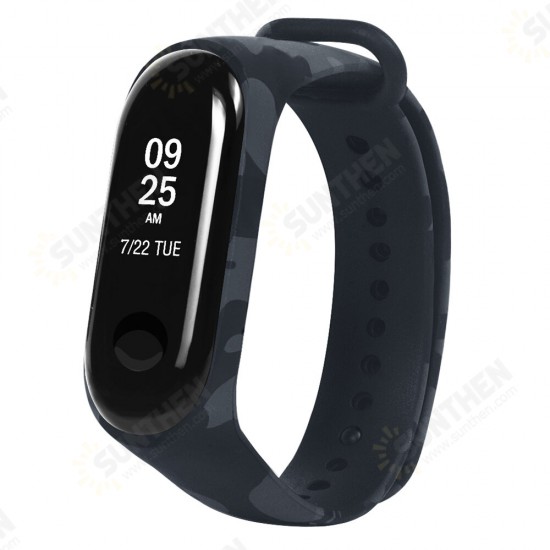 TPE Camouflage Pattern Watch Band Strap Replacement for Xiaomi Miband3 Non-original TPE Camouflage Pattern Watch Band Strap Replacement for Xiaomi Miband3 Non-original
