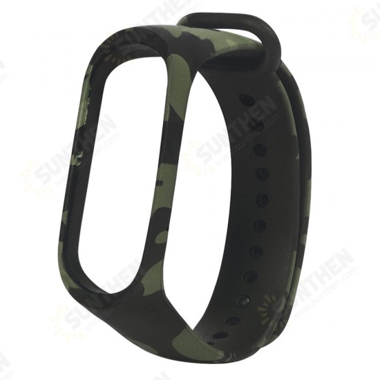 TPE Camouflage Pattern Watch Band Strap Replacement for Xiaomi Miband3 Non-original TPE Camouflage Pattern Watch Band Strap Replacement for Xiaomi Miband3 Non-original