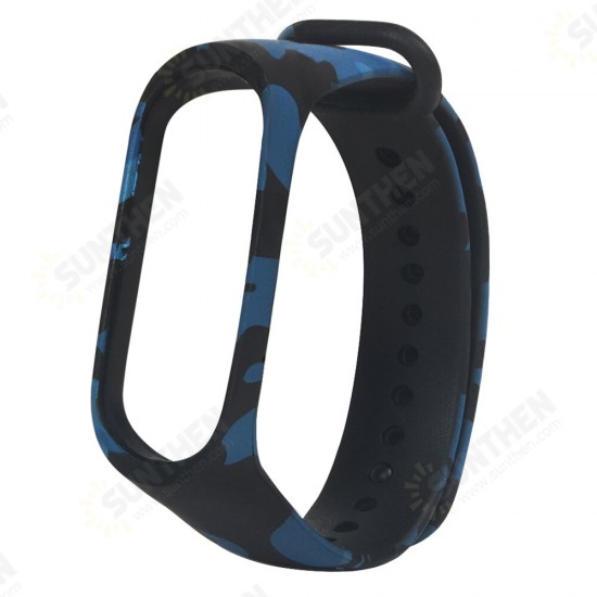 TPE Camouflage Pattern Watch Band Strap Replacement for Xiaomi Miband3 Non-original TPE Camouflage Pattern Watch Band Strap Replacement for Xiaomi Miband3 Non-original