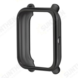 TPU Watch Case Cover Metal Texture Design Watch Cover for Amazfit Bip Lite