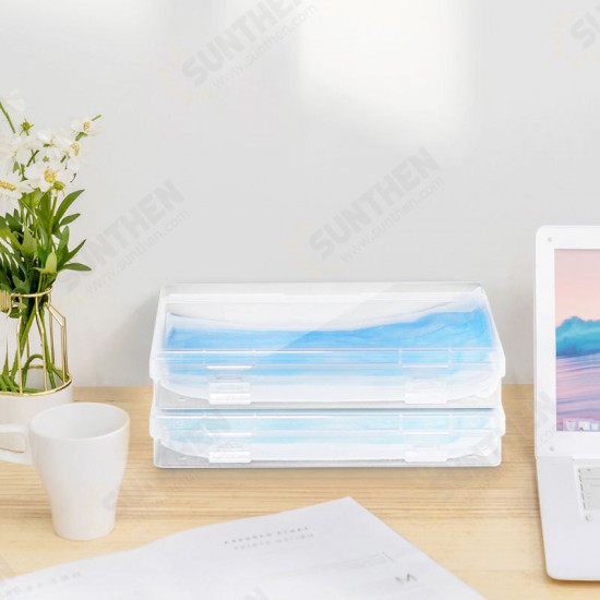 Transparent Disposable Face Mask Storage Box Small Items Watch Box Container Case Transparent Disposable Face Mask Storage Box Small Items Watch Box Container Case