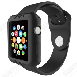 Universal Silicone Scratch Resistant Protective Watch Case For Apple Watch Series 1/2/3 38mm/42mm Universal Silicone Scratch Resistant Protective Watch Case For Apple Watch Series 1/2/3 38mm/42mm