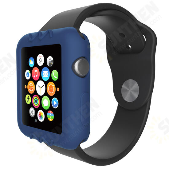 Universal Silicone Scratch Resistant Protective Watch Case For Apple Watch Series 1/2/3 38mm/42mm