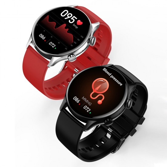 [Always-on Display] HK8 Pro 1.36 inch 390*390px AMOLED Screen NFC bluetooth Calling Heart Rate Blood Pressure SpO2 Monitor 30 Days Standby IP68 Waterproof Smart Watch