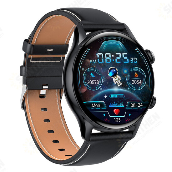 [Always-on Display] HK8 Pro 1.36 inch 390*390px AMOLED Screen NFC bluetooth Calling Heart Rate Blood Pressure SpO2 Monitor 30 Days Standby IP68 Waterproof Smart Watch