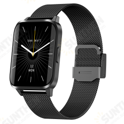 JM01 1.69 inch Full Touch Screen Heart Rate Blood Oxygen Body Temperature Monitor Multi-sports Modes 230mAh IP67 Waterproof BT5.0 Smart Watch