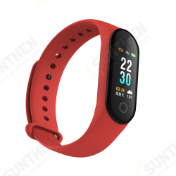 M4c Single Touch Blood Pressure SMS Reminder Remote Camera Weather Forecast Smart Watch Band
