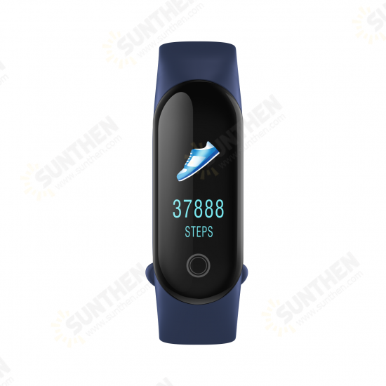 M4c Single Touch Blood Pressure SMS Reminder Remote Camera Weather Forecast Smart Watch Band