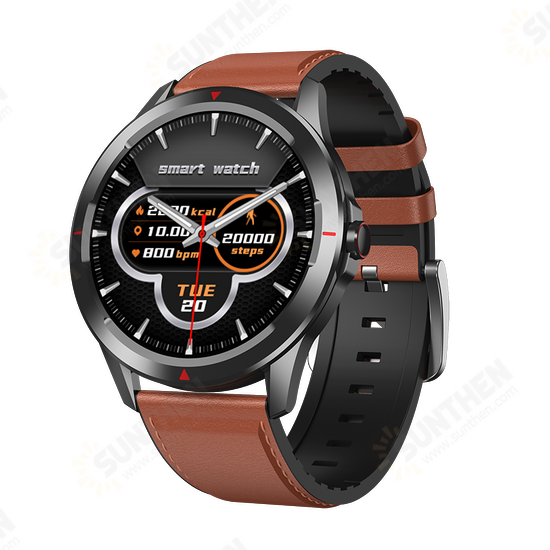 Q29 360*360 Pixels AMOLED Display Heart Rate Blood Oxygen Monitor Breath Training Multi-Dials 5ATM Waterproof 35 Days Long Standby BT5.0 Smart Watch