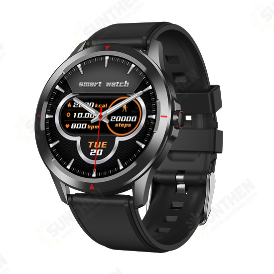 Q29 360*360 Pixels AMOLED Display Heart Rate Blood Oxygen Monitor Breath Training Multi-Dials 5ATM Waterproof 35 Days Long Standby BT5.0 Smart Watch