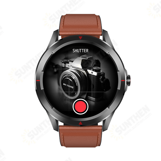 Q29 360*360 Pixels AMOLED Display Heart Rate Blood Oxygen Monitor Breath Training Multi-Dials 5ATM Waterproof 35 Days Long Standby BT5.0 Smart Watch