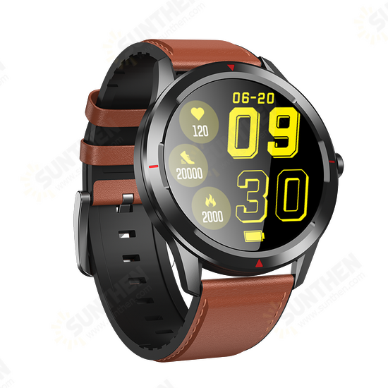 Q29 360*360 Pixels AMOLED Display Heart Rate Blood Oxygen Monitor Breath Training Multi-Dials 5ATM Waterproof 35 Days Long Standby BT5.0 Smart Watch