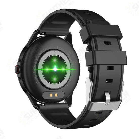 Q29 360*360 Pixels AMOLED Display Heart Rate Blood Oxygen Monitor Breath Training Multi-Dials 5ATM Waterproof 35 Days Long Standby BT5.0 Smart Watch