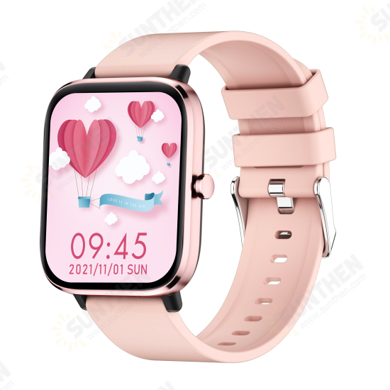 T45S 1.70 inch Full Touch Screen bluetooth Calling Heart Rate Monitor SpO2 Blood Pressure Measurement Body Temperature Detection Multi-Dial 200mAh BT5.0 Smart Watch