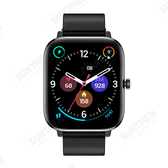 T45S 1.70 inch Full Touch Screen bluetooth Calling Heart Rate Monitor SpO2 Blood Pressure Measurement Body Temperature Detection Multi-Dial 200mAh BT5.0 Smart Watch