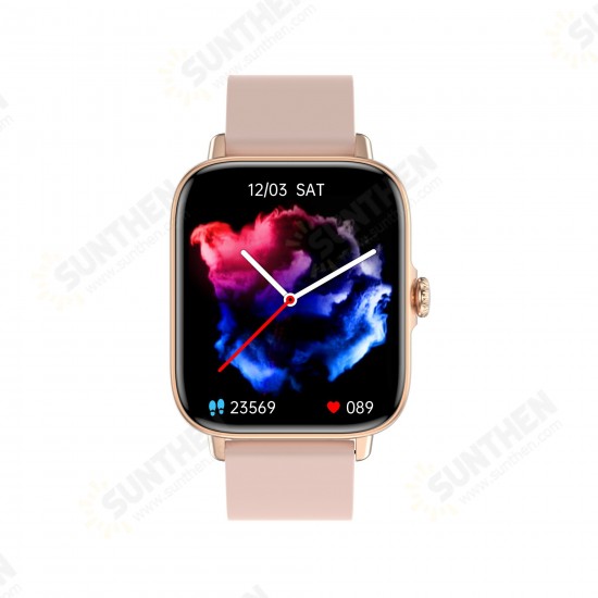 T46S 1.7 inch Large HD Screen bluetooth Call AI Voice Assistant Body Temperature Heart Rate Blood Pressure SpO2 Monitor 30 Days Standby BT5.0 Smart Watch