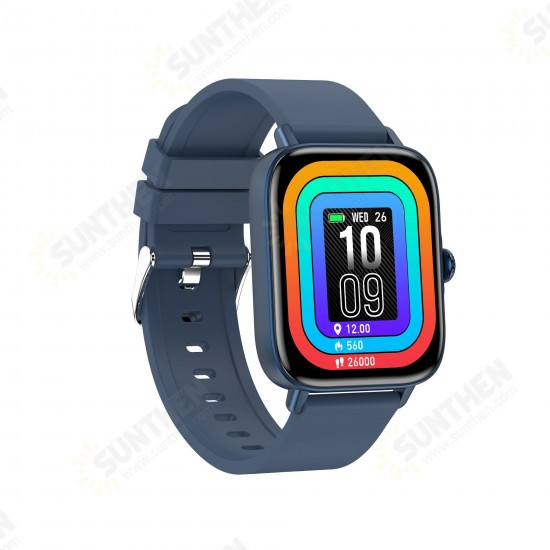 T46S 1.7 inch Large HD Screen bluetooth Call AI Voice Assistant Body Temperature Heart Rate Blood Pressure SpO2 Monitor 30 Days Standby BT5.0 Smart Watch