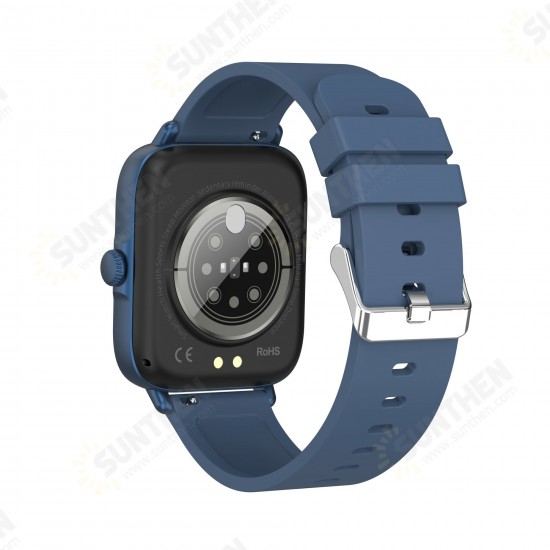 T46S 1.7 inch Large HD Screen bluetooth Call AI Voice Assistant Body Temperature Heart Rate Blood Pressure SpO2 Monitor 30 Days Standby BT5.0 Smart Watch