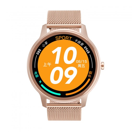 DT NO.1 DT56 Full-round Touch Screen Heart Rate Blood Pressure SpO2 Monitor Multiple Dials Camera Music Control Ultra-light Smart Watch