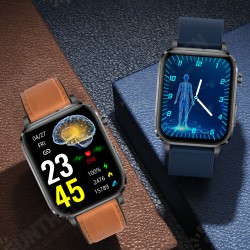 F100 1.7 inch HD Screen Dual Probe Laser Therapy Body Temperature Measurement Heart Rate Blood Pressure SpO2 Monitor Fitness Tracker Long Standby BT5.0 Smart Watch F100 1.7 inch HD Screen Dual Probe Laser Therapy Body Temperature Measurement Heart Rate Blood Pressure SpO2 Monitor Fitness Tracker Long Standby BT5.0 Smart Watch
