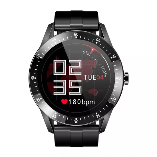 S11 1.28 inch Full Touch Screen Heart Rate Blood Pressure Monitor 24 Sports Modes 300mAh Large Battery Capacity IP67 Waterproof Smart Watch
