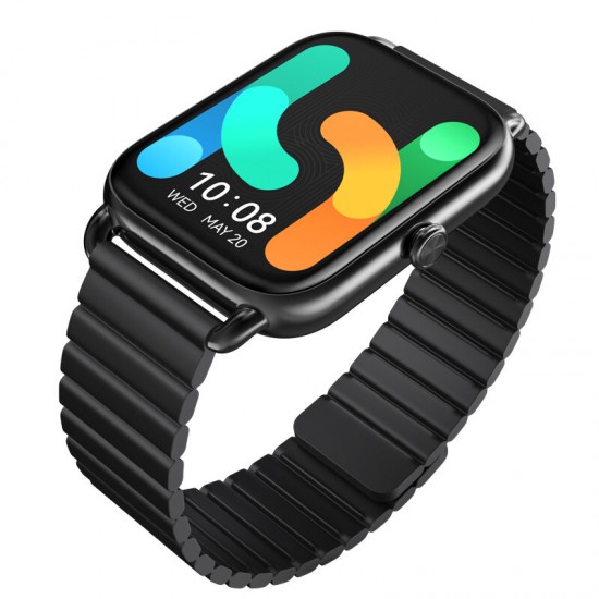 RS4 Plus 1.78 inch 368*448px 60Hz Refresh Rate AMOLED Screen BT5.1 Heart Rate SpO2 Monitor Temperature Measurement 100+ Watch Dials 105 Sports Modes IP68 Waterproof Smart Watch