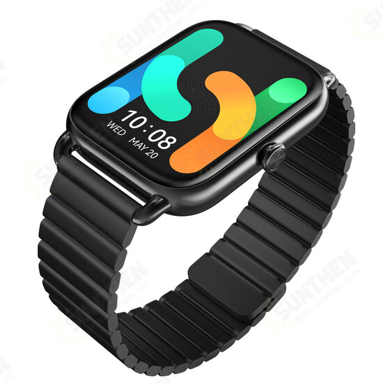 RS4 Plus 1.78 inch 368*448px 60Hz Refresh Rate AMOLED Screen BT5.1 Heart Rate SpO2 Monitor Temperature Measurement 100+ Watch Dials 105 Sports Modes IP68 Waterproof Smart Watch