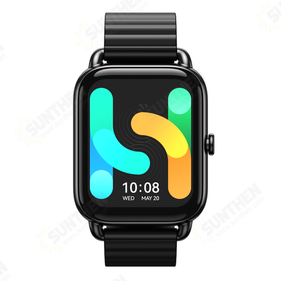 RS4 Plus 1.78 inch 368*448px 60Hz Refresh Rate AMOLED Screen BT5.1 Heart Rate SpO2 Monitor Temperature Measurement 100+ Watch Dials 105 Sports Modes IP68 Waterproof Smart Watch