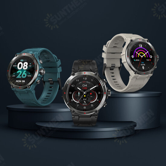 Stratos 2 360*360px Always-On AMOLED Display 4 Satellite 3 Modes GPS Heart Rate SpO2 Monitor 100+ Watch Faces 5ATM Waterproof Smart Watch