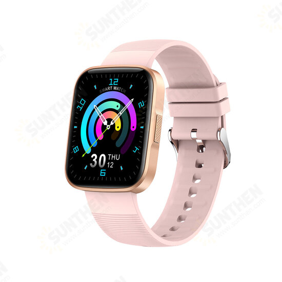 KT58S Ultra-Thin 1.69 inch IPS Full Touch Screen Heart Rate Blood Pressure SpO2 Monitor Multi-Sport Modes Menstruation Cycle Tracker IP67 Waterproof Smart Watch