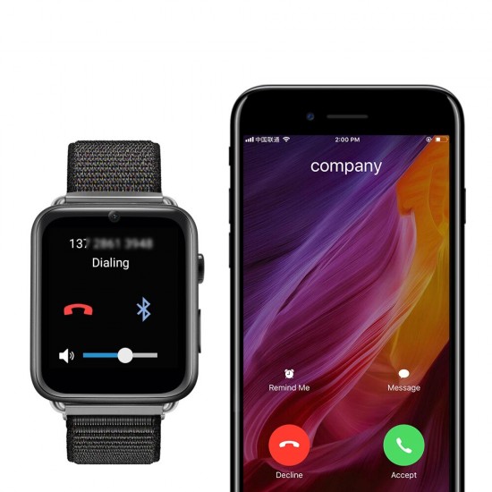 LEM10 Pro 1.82inch IPS Full Touch Screen 4G+64G Phone Watch Camera GPS+GLONASS Health Monitor Multi-Dials 700mAh Android 7.1 4G Smart Watch