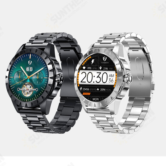 1.39 inch 454*454 pixels Touch Screen ECG Heart Rate Monitor bluetooth calling 16 Sports Modes IP67 Waterproof Smart Watch