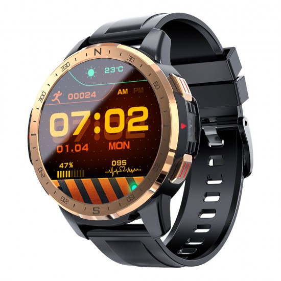 7 1.6 inch 400*400 Pixels Full Touch Screen 4G+128G Phone Watch Camera GPS+GO WIFI Dual Health Monitor Multi-Dials 1000mAh Android 9.1 2G/ 4G Smart Watch