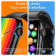 PD7 MAX+ 1.82 inch 360*420 pixels IPS Full Touch Screen bluetooth Calling NFC Heart Rate Blood Pressure SpO2 Monitor Multi-sport Modes IP67 Waterproof Smart Watch