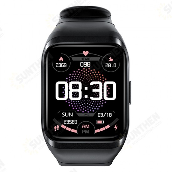 2 1.69 inch 320*320px Large Display Heart Rate Monitor Blood Pressure SpO2 Measurement GPS Positioning Tracker Massive Dials IP68 Waterproof 260mAh Smart Watch