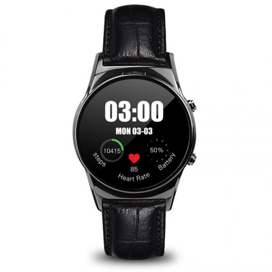 LW03 1.3 inch Touch Screen Heart Rate Monitor Sedentary Reminder Pedometer 370mAh Smart Watch