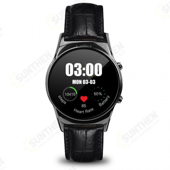 LW03 1.3 inch Touch Screen Heart Rate Monitor Sedentary Reminder Pedometer 370mAh Smart Watch