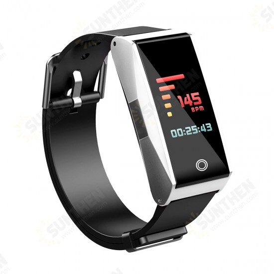 Mate1 Color Screen Heart Rate Blood Pressure Oxygen bluetooth Call Waterproof Sports Smart Bracelet