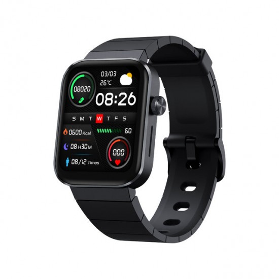 T1 1.6 inch AMOLED HD Color Screen Bluetooth Calling Heart Rate SpO2 Monitor Multi-sport Modes 45 Days Long Standby Smart Watch
